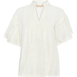Culture CUamilla SS Blouse - Hvid