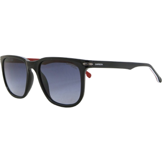 Carrera Unisex CARRERA 300/S M4P/9O Solbriller Acetat Sort strippet Grå Firkantet Skygge
