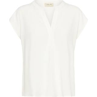 Cream Cririna Ss Blouse Bluser 10613548 Snow White (36)