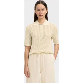 Bomuld Strikket Poloshirt