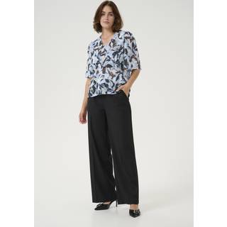 Kaffe Kaelina Blouse Bluser 10509591 Blue Flower Print (36)