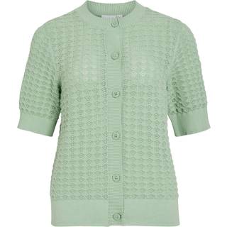 Vivua Kort Ærme Strikket Cardigan