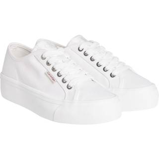 Canvas Platform Trainers - White - EU 41