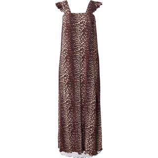 Pieces Kjole - Flora Flounce - Black Leo