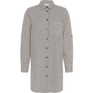 Kaffe Kanaya Striped Shirt Tunic Bluser 10510243 Midnight/White Stripe (42)