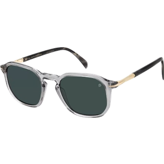 DAVID BECKHAM Mand DB 1115/S KB7/KU Solbriller Acetat Grå Blå Geometrisk