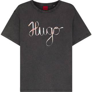 T-shirt i bomuldsjersey med logografik