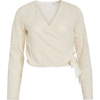 Vilacey Blonde Slå-om Bluse