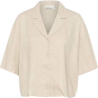 Karen By Simonsen Kbvala Shirt Bluser 10105466 Natural Melange (36)