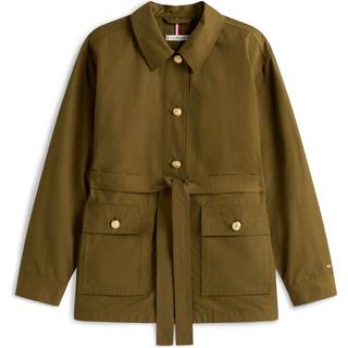 Water Repellent Belted Field Jacket