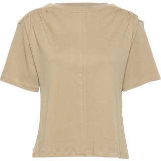 Karen By Simonsen Kbvary Wide Shoulder Tee Toppe & T-Shirts 10105484 Chinchilla (SMALL)