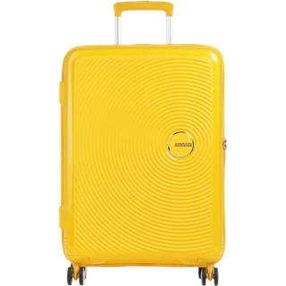 American Tourister Soundbox Spinner Rejsekuffert 71.5L, Golden Yellow