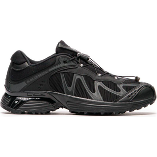 XT-WHISPER Sneaker in Black & Asphalt - 9.5