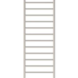 Habo Fern 12 håndklædetørrer, poleret rustfrit stål, 120 W, 500 x 1230 mm