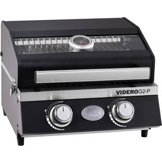 Videro G2-P Gasgrill 4400 watt fra Rösle - Sort farve - Rustfrit stål