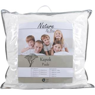 Kapok hovedpude - Økologisk og allergivenlig pude - 50x60 cm - Nature By Borg mellem højde pude