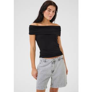 My Essential Wardrobe Vistamw Off Shoulder Top Bluser 10705033 Black (MEDIUM)