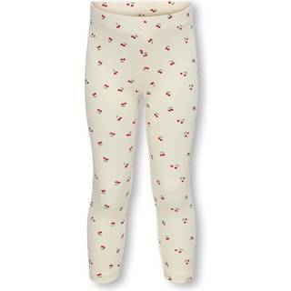 Only Mini Trinny Life Leggings - Tofu/Cherry