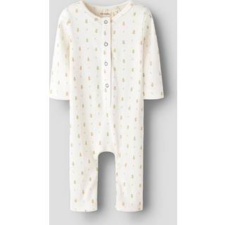 Lil' Atelier Heldragt Coconut Milk Med Pæreprint - Str. 1.5y 86cm
