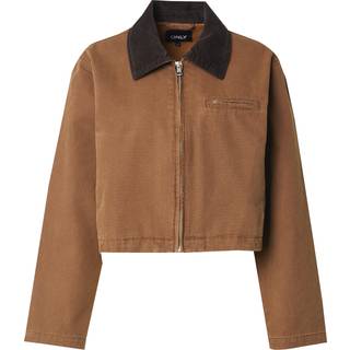 Only - Onlcava Collar Jacket Cc - 4794236 Bistre Collar Chocolate Torte