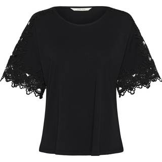 Cream Crlivy T-Shirt Toppe & T-Shirts 10613702 Pitch Black (MEDIUM)
