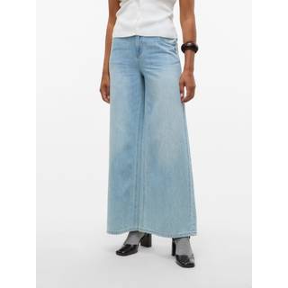 Vmannet Mid Rise Wide Leg Fit Jeans