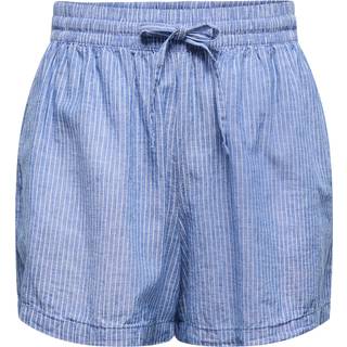 JDY Shorts - Mila Linen - Star Sapphire/Cloud Dancer.