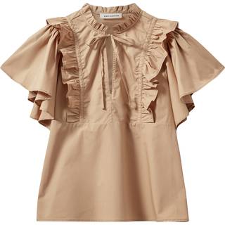 Sofie Schnoor Woman Merlysw Blouse Blouse S252119 7012 Camel (34)