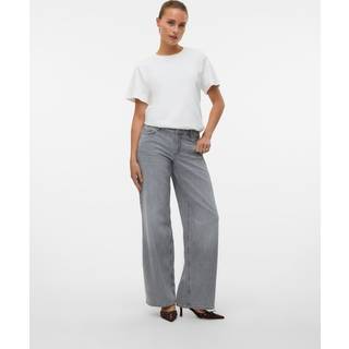 Vmfaye Lav Talje Wide Leg Fit Jeans