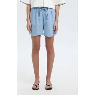 Mid-taljet Shorts I Hørblanding
