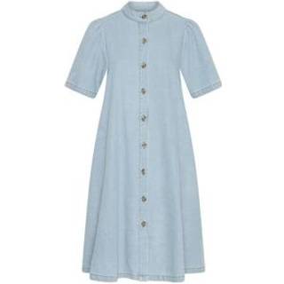 Moss Copenhagen - Mschjolene Elena 2/4 Shirt Dress 19036 - Light Blue Wash