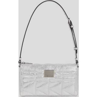 Karl Lagerfeld K/Kuilt Small Skuldertaske sølv