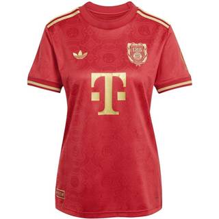 FC Bayern Anniversary trøje - Active Maroon / Dark Football Gold - 2XS