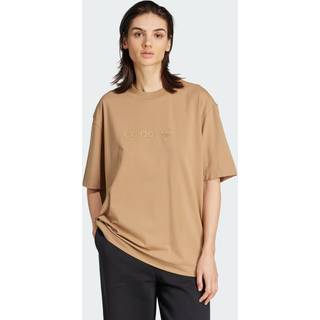 Essentials Linear Oversized T-shirt - Beige - S