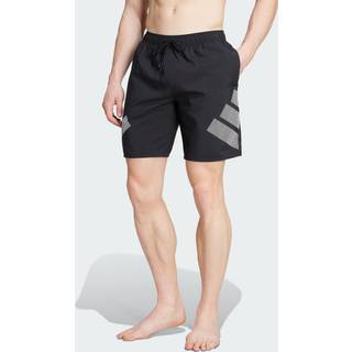 Big Bars Shorts 8” - Black / White - M