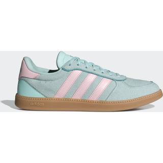 adidas Women's Breaknet Sleek Suede Sneaker Damer størrelse 37 1/3 farve grå