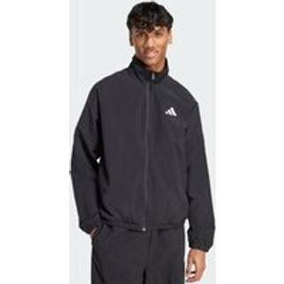 Essential Small Logo windbreaker - Black / White - 2XL
