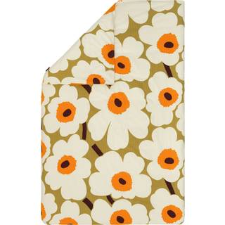 Marimekko Unikko Dynebetræk / Caramel / Warm Orange 150x210 Cm - Dyner Bomuld Cream - 074608-841