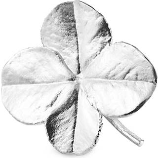 Flora Danica - Firkløver broche i sterling sølv - flc-bro-s