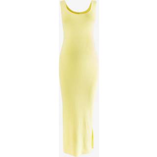 Next Lemon Yellow Maternity Knitted Dress - Medium