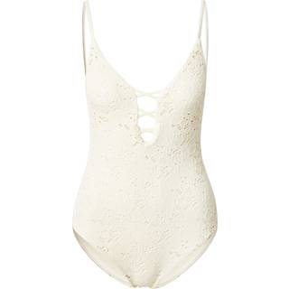 Hunkemöller Hæklet badedragt hvid - XS
