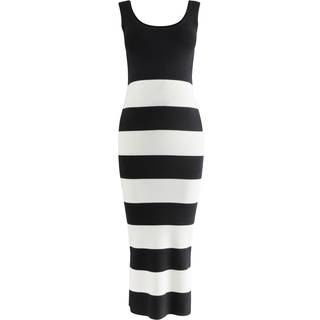 Next Black & White Stripe Maternity Knitted Dress - X-Small