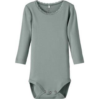 Langærmet Ribstrikket Bodystocking