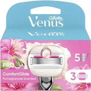 Gillette Venus Pro Comfortglide Tropical Barberglade Pomegrate Scented 3 stk.