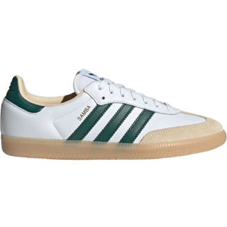 Samba OG sko - Cloud White / Collegiate Green / Gum - 47 1/3