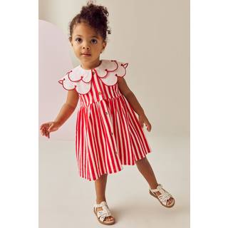 Next Heart Red Collared Summer Dress (3mths-7yrs) - 104-110cm (4-5 Years)