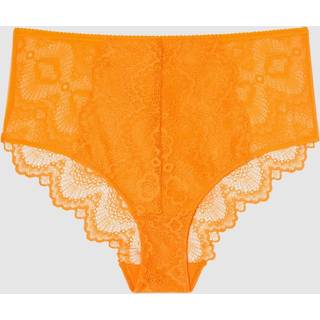 Understatement | Lace Highwaist Briefs - Apricot