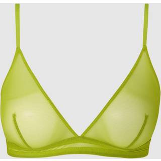 Understatement | Mesh Triangle Bralette - Matcha