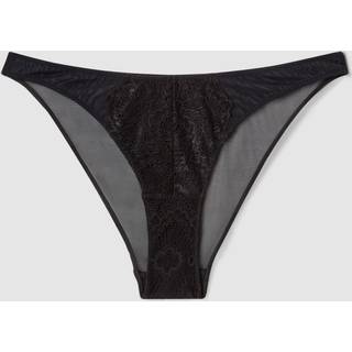 Understatement | Lace Mesh Bikini Briefs - Black
