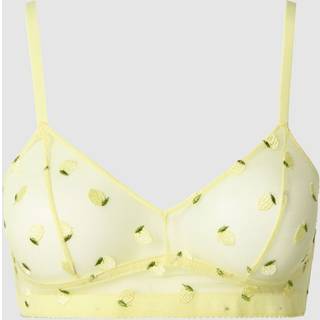 Understatement | Mesh Balconette - Light Yellow